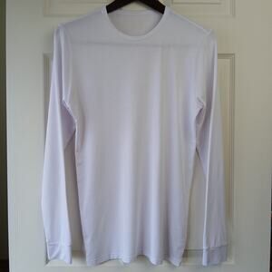 32 Degrees Heat Long Sleeve T-shirt Men's Small white warm base-layers